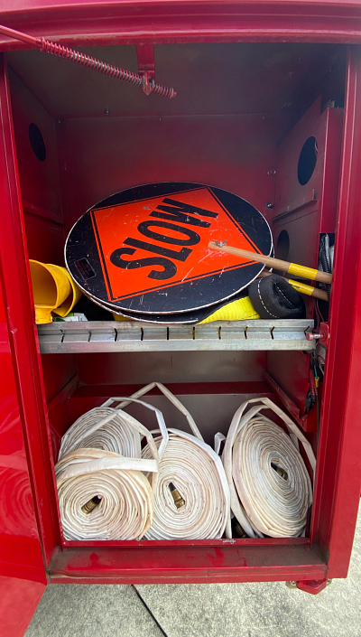Brush 9 - Drivers side rear compartment