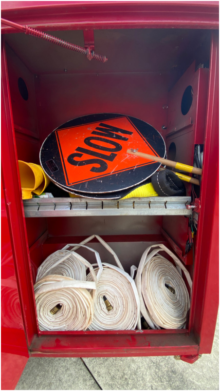 Brush 9 - Drivers side rear compartment
