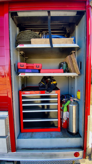Rescue 1 - Drivers side fifth compartment