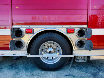 Rescue 1 - Drivers side above wheel well compartment