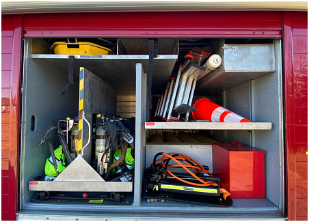 Rescue 1 - Drivers side Forth compartment