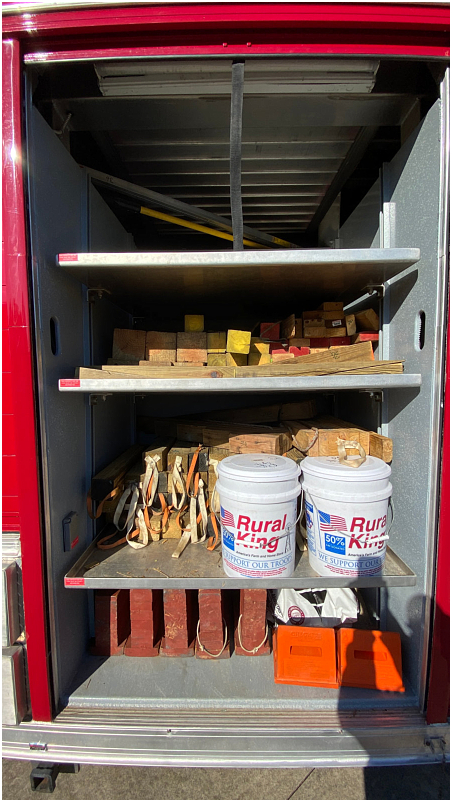 Rescue 1 - Passenger side third compartment