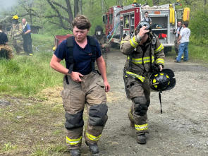 Firefighters training in Live burn event