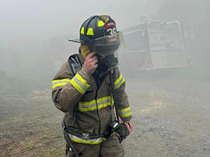 Firefighters training in Live burn event