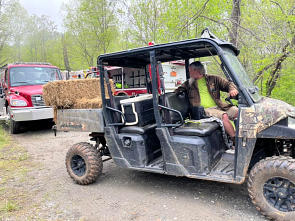 Firefighters training in Live burn event