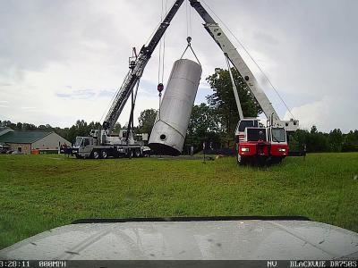 Firefighters Moving tanks