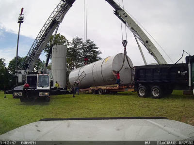 Firefighters Moving tanks