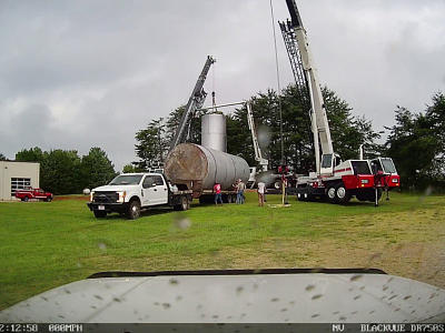 Firefighters Moving tanks