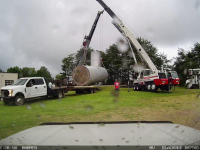 Firefighters Moving tanks