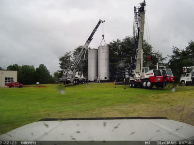 Firefighters Moving tanks