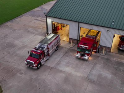 Firefighters Training with water  Drills