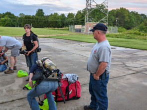 New Firefighters training