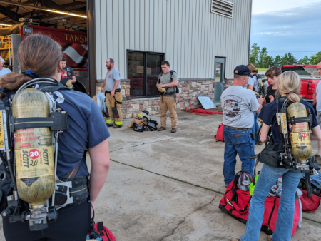 New Firefighters training