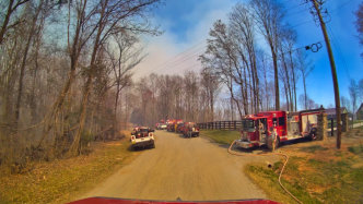March 22nd 2025 large woods Fire