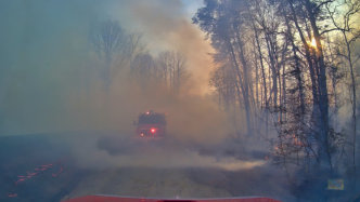 March 22nd 2025 large woods Fire