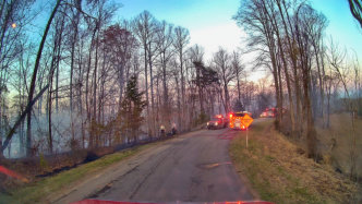 March 22nd 2025 large woods Fire