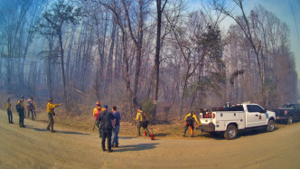 March 22nd 2025 large woods Fire