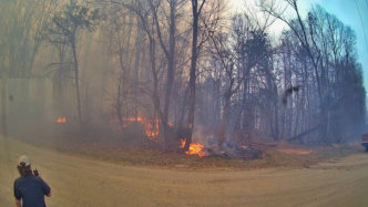 March 22nd 2025 large woods Fire