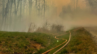 March 22nd 2025 large woods Fire