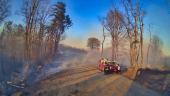 March 22nd 2025 large woods Fire