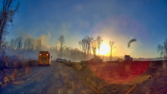 March 22nd 2025 large woods Fire