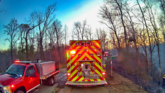 March 22nd 2025 large woods Fire