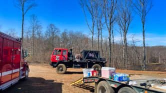 March 22nd 2025 large woods Fire