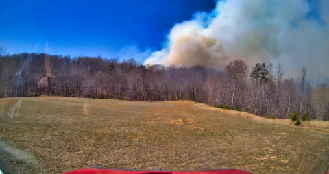 March 22nd 2025 large woods Fire