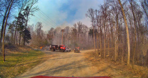 March 22nd 2025 large woods Fire