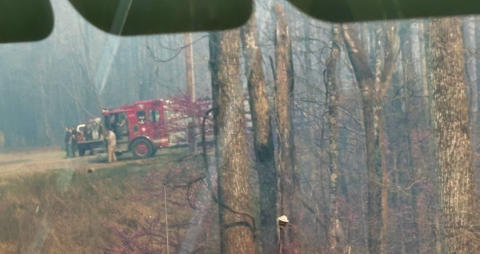 March 22nd 2025 large woods Fire