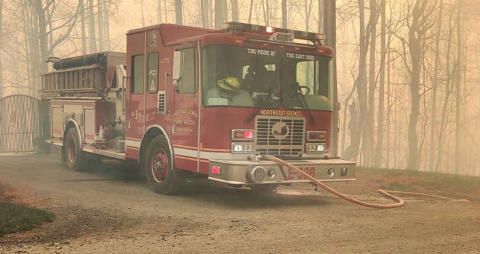 March 22nd 2025 large woods Fire