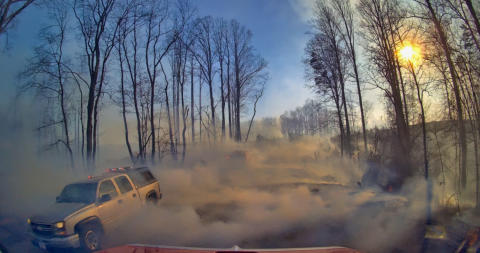 March 22nd 2025 large woods Fire