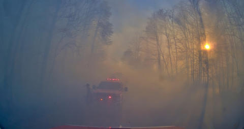 March 22nd 2025 large woods Fire