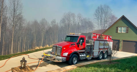 March 22nd 2025 large woods Fire