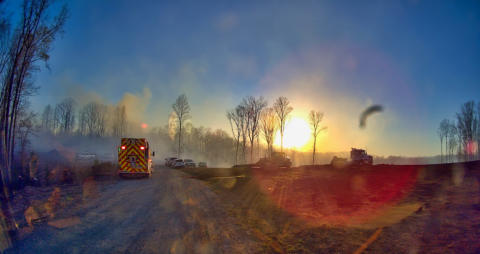 March 22nd 2025 large woods Fire