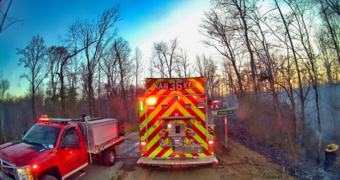 March 22nd 2025 large woods Fire