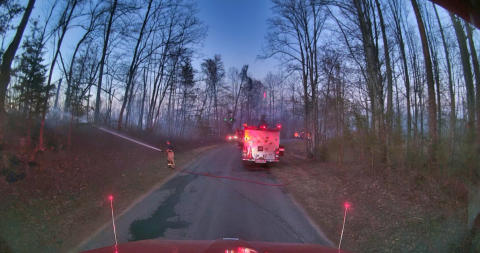 March 22nd 2025 large woods Fire