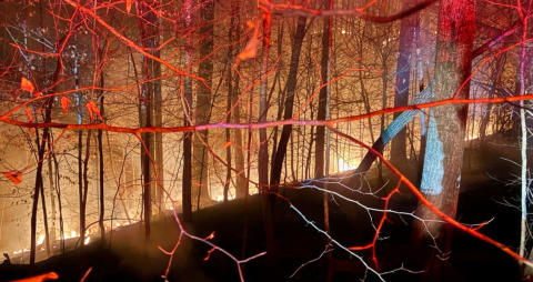 March 22nd 2025 large woods Fire