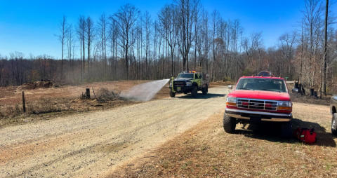 March 22nd 2025 large woods Fire