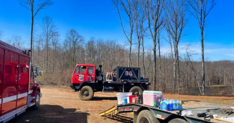 March 22nd 2025 large woods Fire