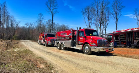 March 22nd 2025 large woods Fire