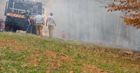 March 21st 2025 Brush Woods Fire