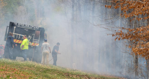 March 21st 2025 Brush Woods Fire