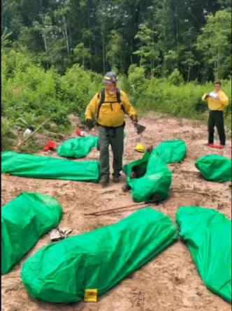 On June 14th 2025 Station 36 members participated in the field practicals to complete their certification