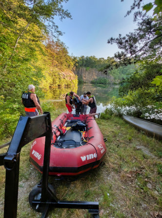 On Monday July 23rd, Station 36 engaged in a water rescue training exercise at one of our rural water points.