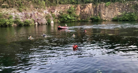 On Monday July 23rd, Station 36 engaged in a water rescue training exercise at one of our rural water points.
