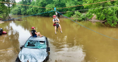 On June 28th 2025, Four members from Station 36 had the opportunity to train with the Madison-Rockingham Rescue Squad.