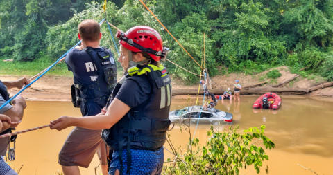 On June 28th 2025, Four members from Station 36 had the opportunity to train with the Madison-Rockingham Rescue Squad.