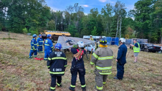 On September 15th 2025, Four members from Station 36 had the opportunity to train with the Madison-Rockingham Rescue Squad.