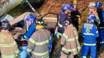 On September 15th 2025, Four members from Station 36 had the opportunity to train with the Madison-Rockingham Rescue Squad.